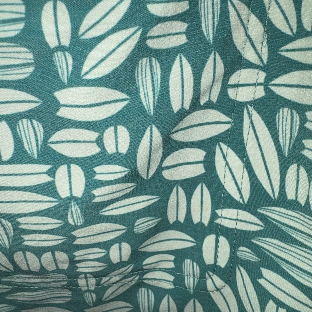 United By Blue Teal Print Athletic Shorts - Picture 4 of 4